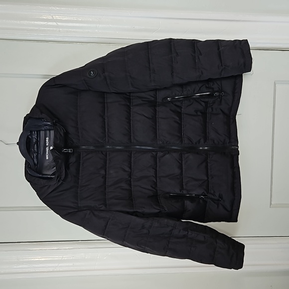 Michael Kors Men's Hooded Down Puffer Jacket-XL